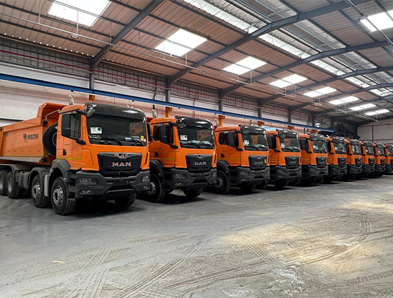 Camions bennes MAN